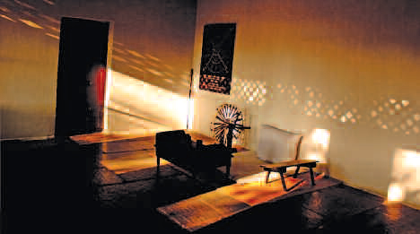 Gandhi's room at the Sevagram Ashram